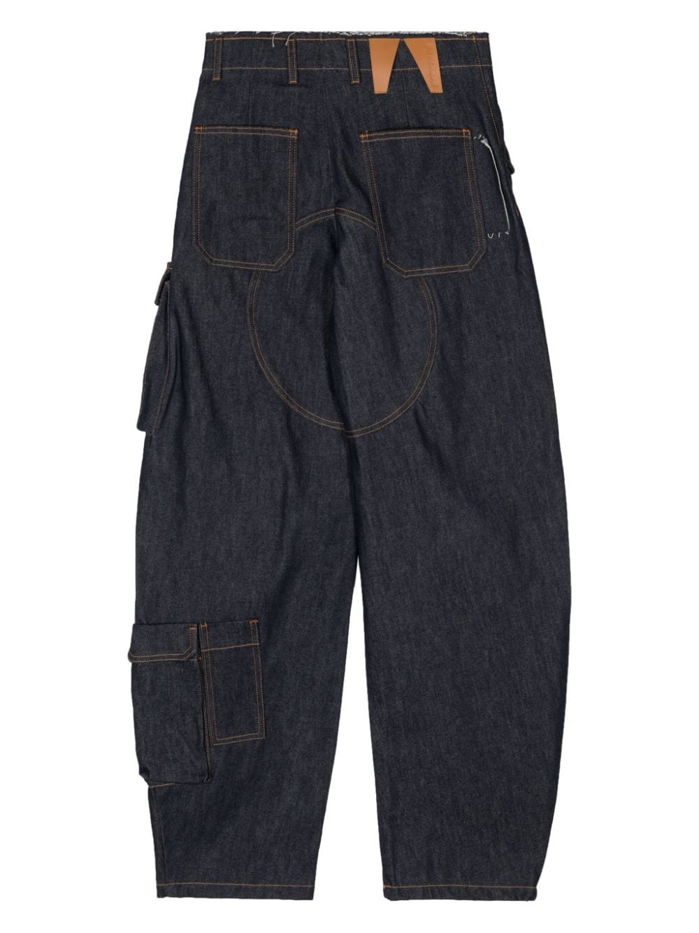 DARKPARK Cargo jeans met toelopende pijpen - Blauw