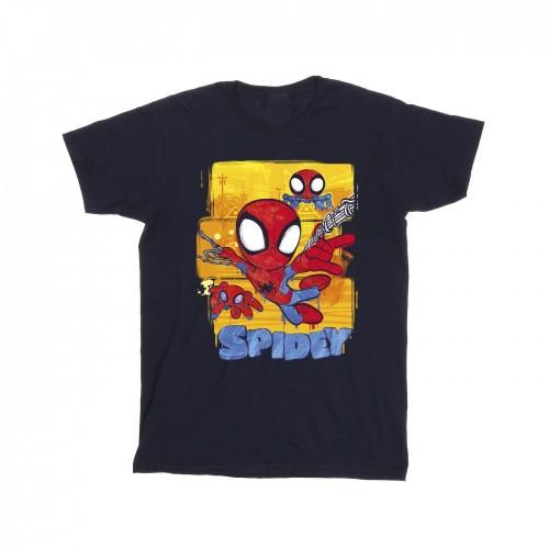 Marvel Boys Spidey And His Amazing Friends Flying T-Shirt