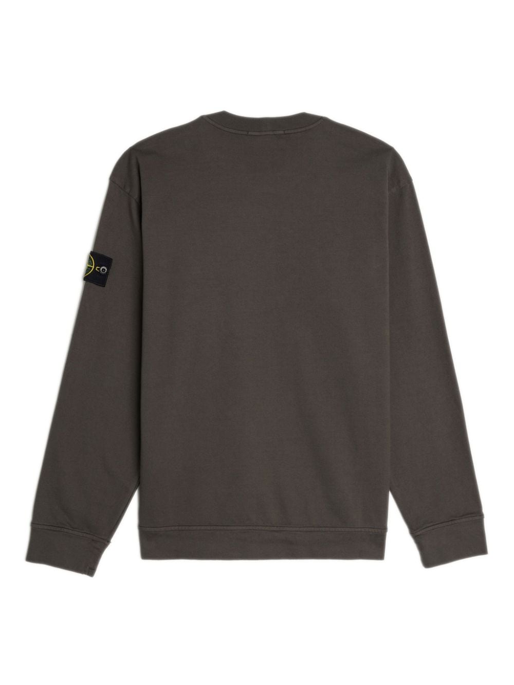Stone Island logo-patch cotton sweatshirt - Grijs