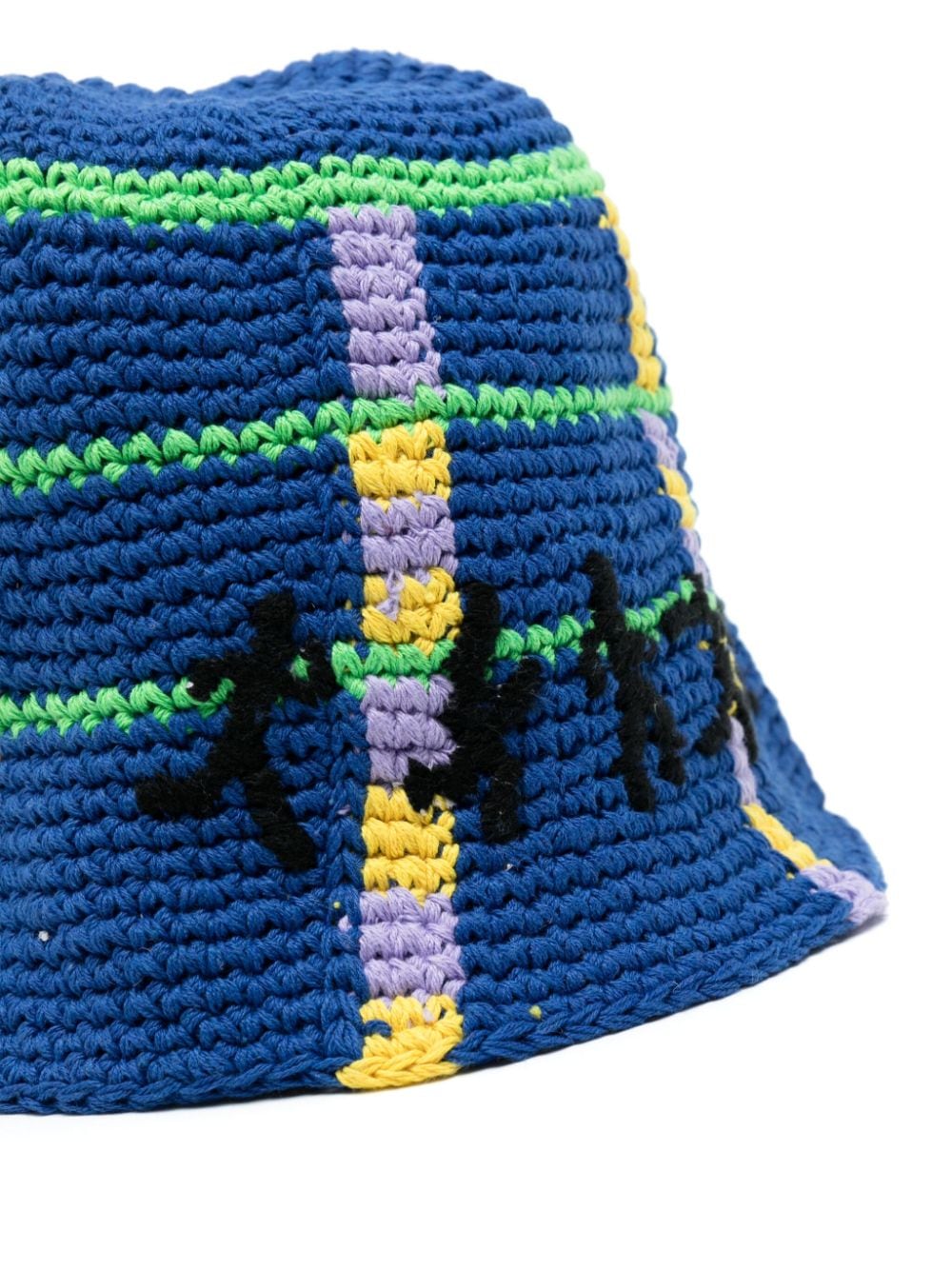 KidSuper Running Man crochet hat - Blauw