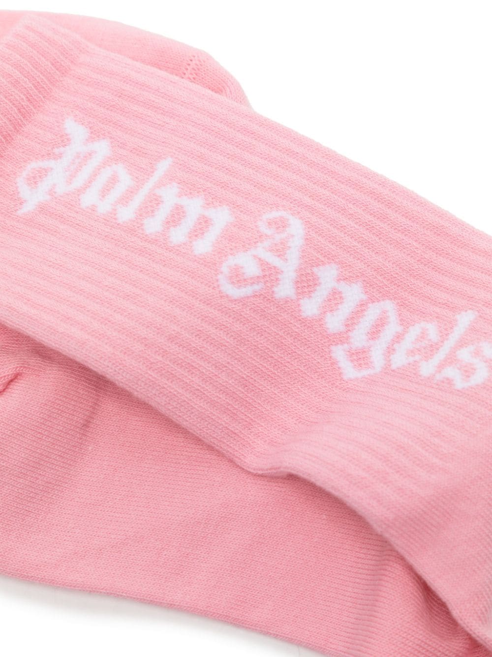 Palm Angels Kids Intarsia sokken - Roze