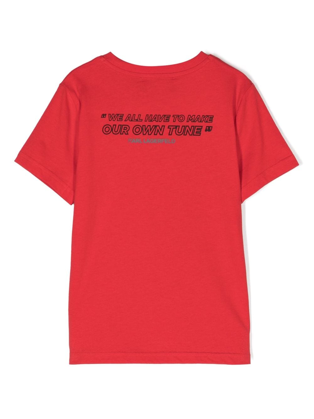 Karl Lagerfeld Kids T-shirt met grafische print - Rood