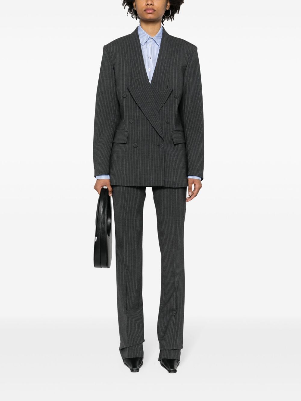 Coperni pinstripe tailored trousers - Grijs