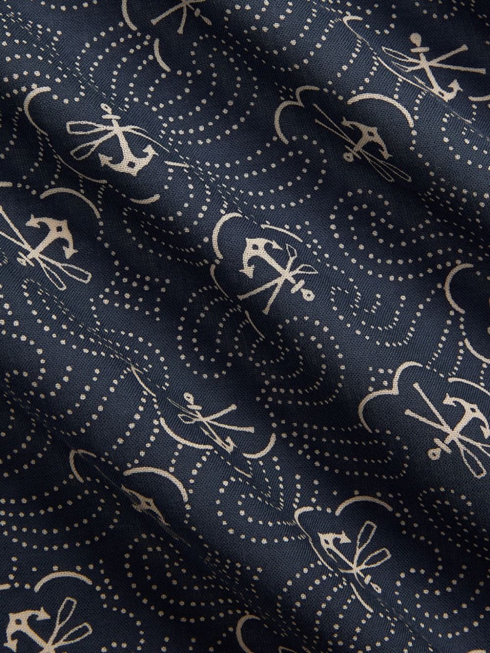 Ralph Lauren RRL Katoenen sjaal met bandanaprint - Blauw