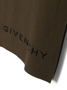 Givenchy Sjaal met geborduurd logo - Bruin