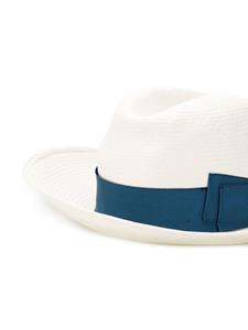 Borsalino Rieten hoed - Wit