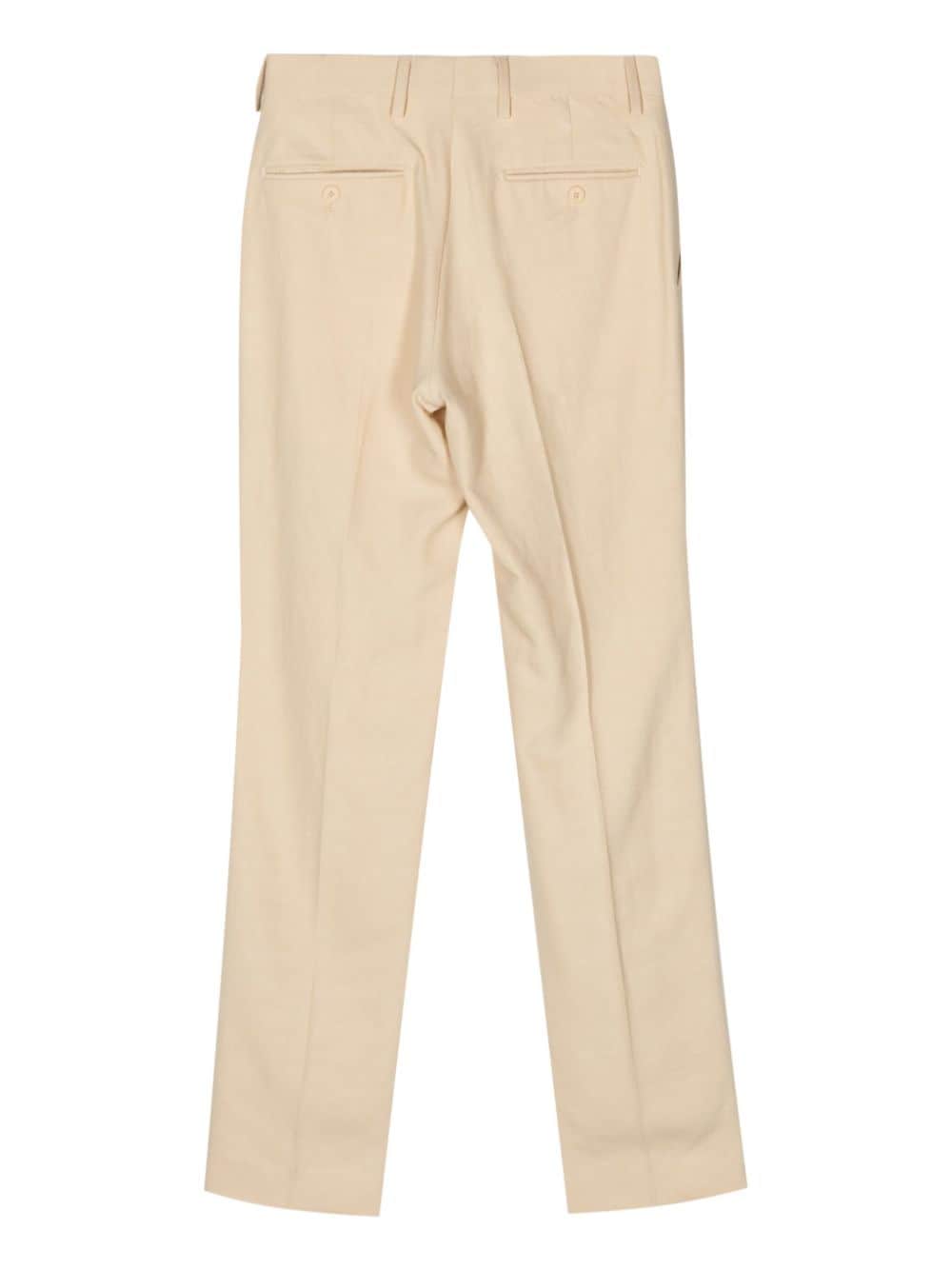 SANDRO mid-rise tailored trousers - Beige