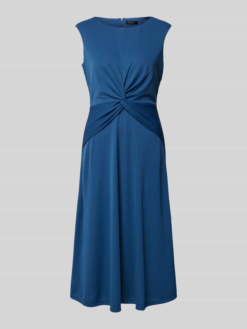 Lauren Ralph Lauren Midi-jurk met knoopdetail, model 'TESSANNE'