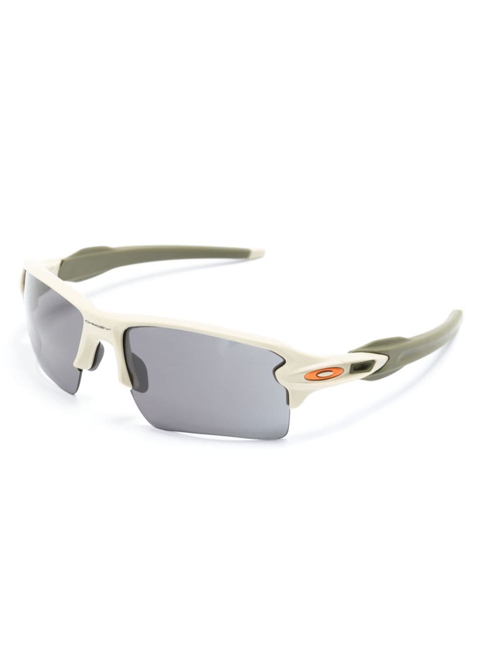 Oakley Flax 2.0 zonnebril met geometrisch montuur - Beige