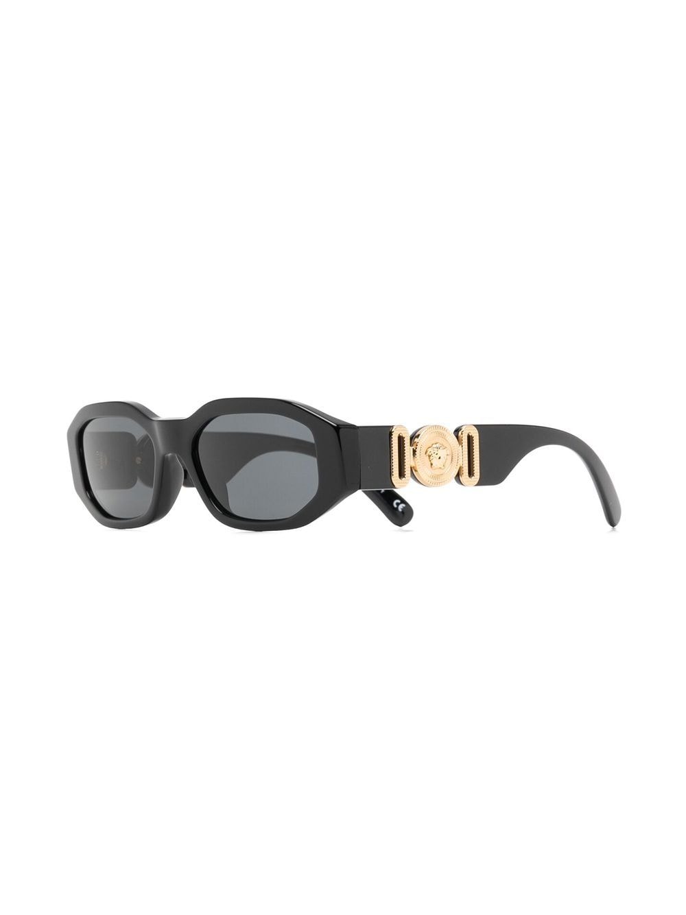 Versace Eyewear Zonnebril met vierkant montuur - Zwart