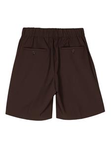 SANDRO elasticated-waist bermuda shorts - Bruin