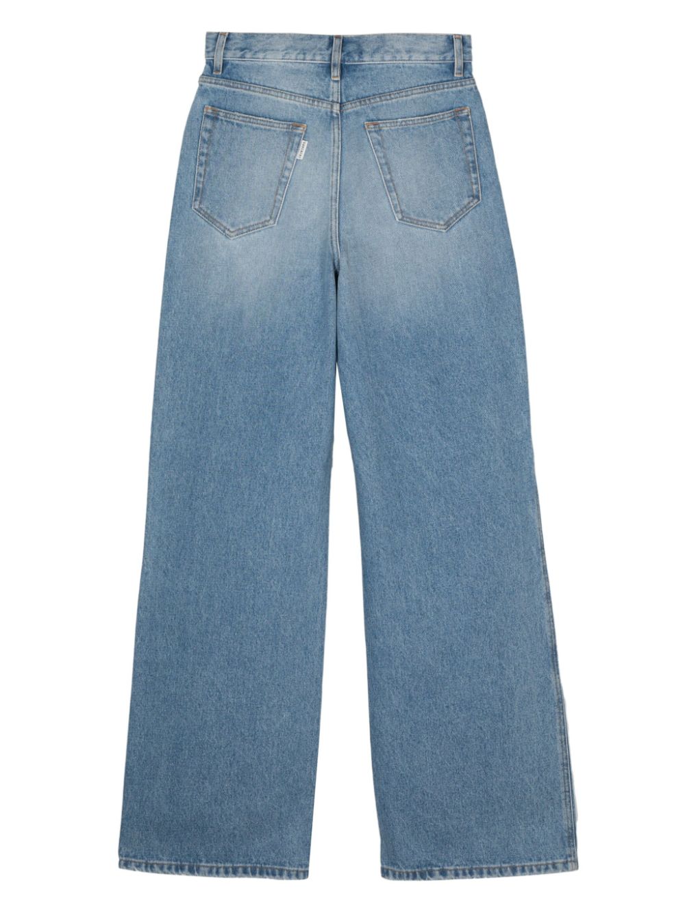 Gauchère high-waist wide-leg jeans - Blauw