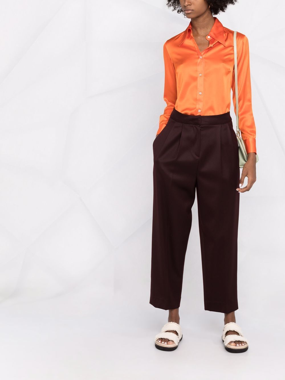 Blanca Vita Zijden blouse - Oranje