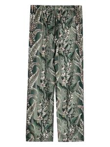 ETRO Broek met bloemenprint - Groen