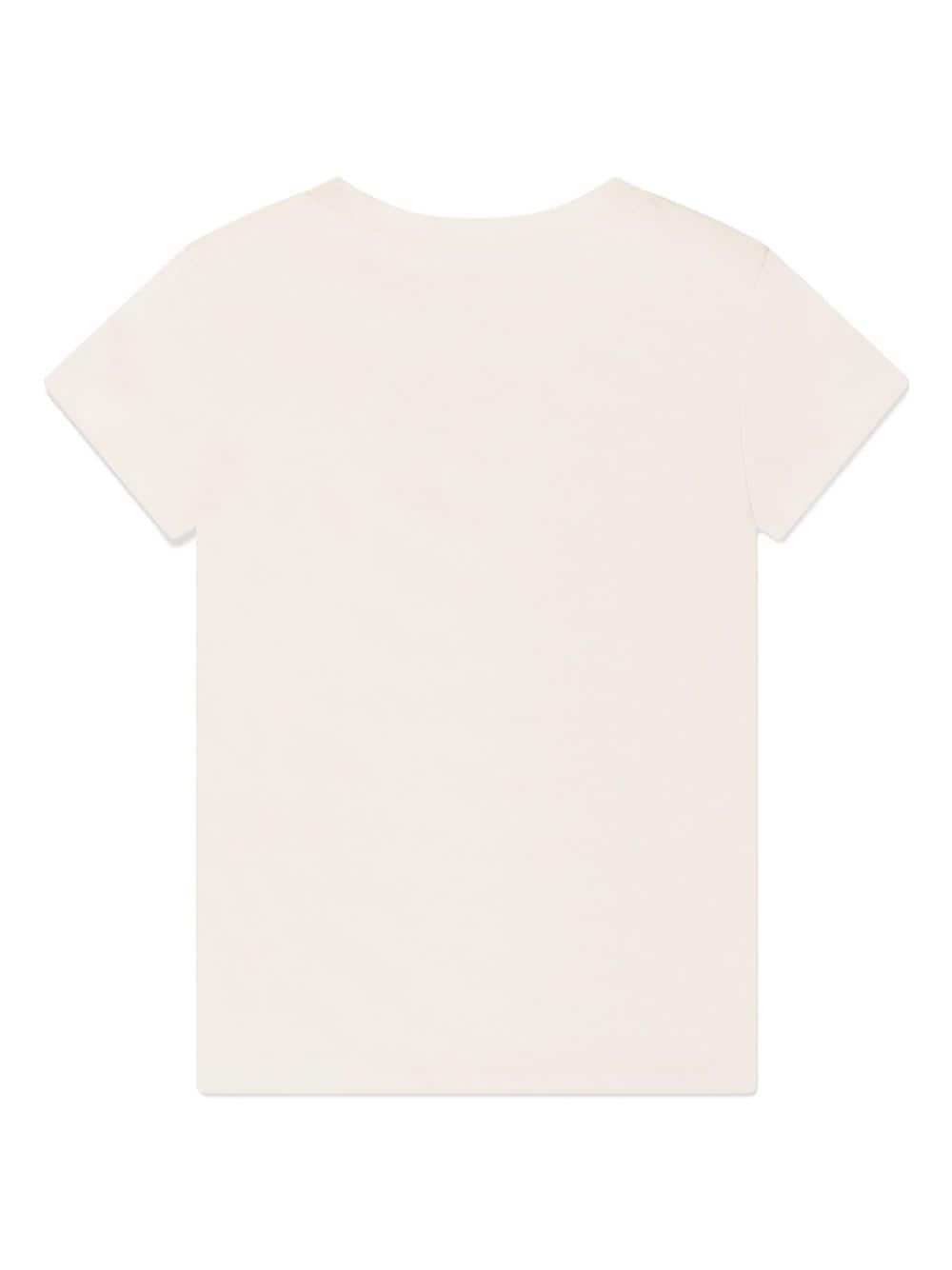 Ralph Lauren Kids logo-intarsia T-shirt - Wit