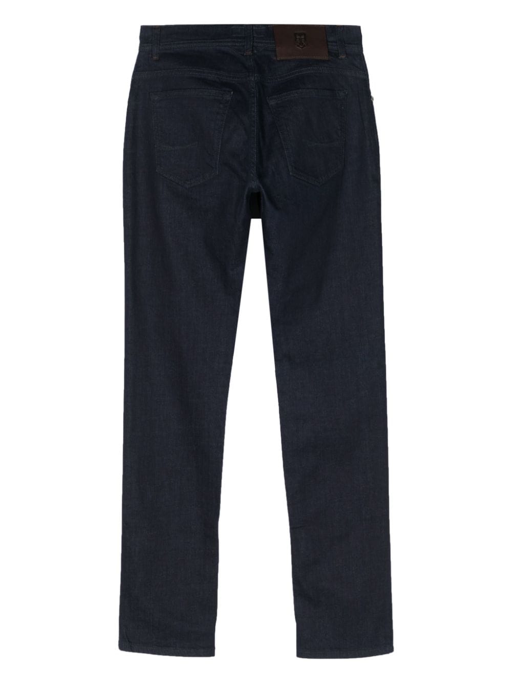 Corneliani Low waist skinny jeans - Blauw