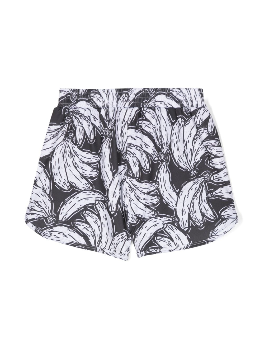 Andorine Shorts met abstracte print - Zwart