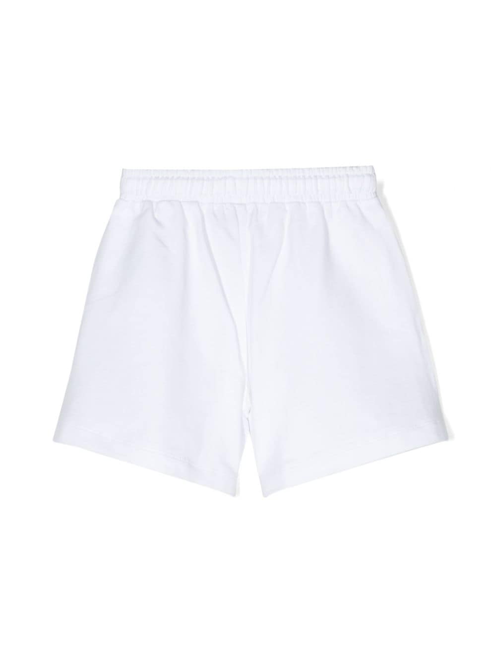 Moschino Kids Katoenen shorts - Wit