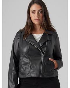 Vero Moda Curve Imitatieleren jack VMCBELLAANNA SHORT COATED JKT CUR NOOS