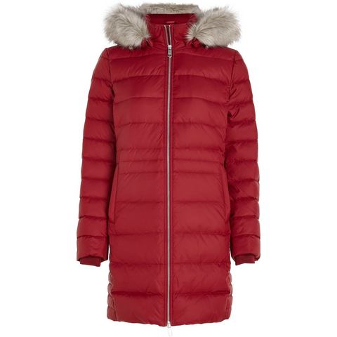 Tommy Hilfiger Curve Donsjas CRV TYRA DOWN COAT WITH FUR