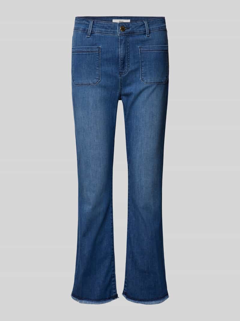 BRAX Bootcut jeans met rafels, model 'Style. Anna'