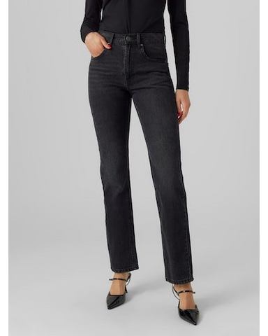 Vero Moda High-waist jeans VMHAILEY HR STRAIGHT DNM JNS LI131 NOOS