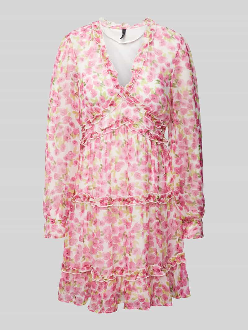 Vero Moda Mini-jurk met bloemenmotief, model 'SMILLA'