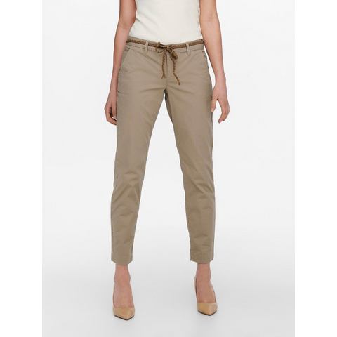 ONLY Chinohose "ONLEVELYN REG ANKLE CHINO PANT PNT NOOS"
