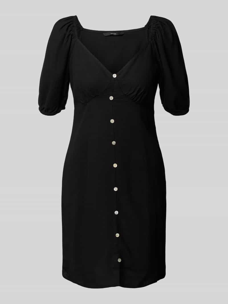 Vero Moda Midi-jurk van een mix van viscose en linnen, model 'MYMILO'