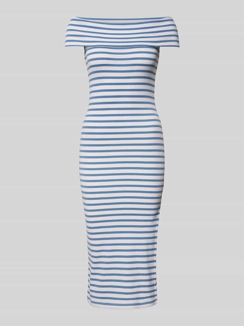 Lauren Ralph Lauren Knielange jurk met streepmotief, model 'HIPASHIA'