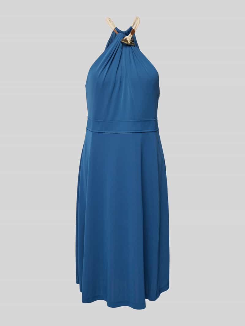 Lauren Ralph Lauren Knielange jurk met halter, model 'NANMALIE'