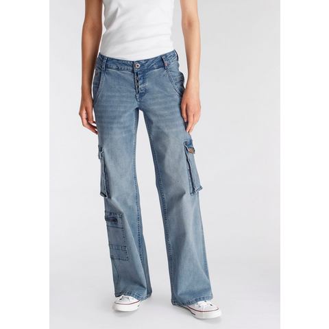 Alife & Kickin Low-rise-Jeans "Cargo-Jeans KyraAK"