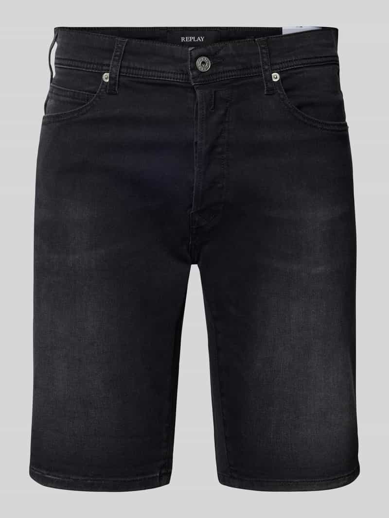 Replay Korte jeans met knoopsluiting, model 'RBJ.901'