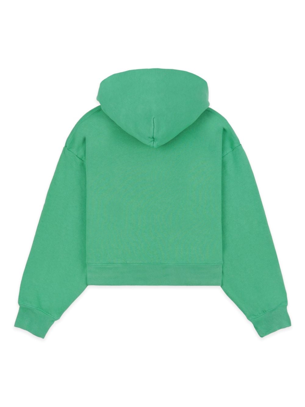 Sporty & Rich SRHWC-print cropped hoodie - Groen