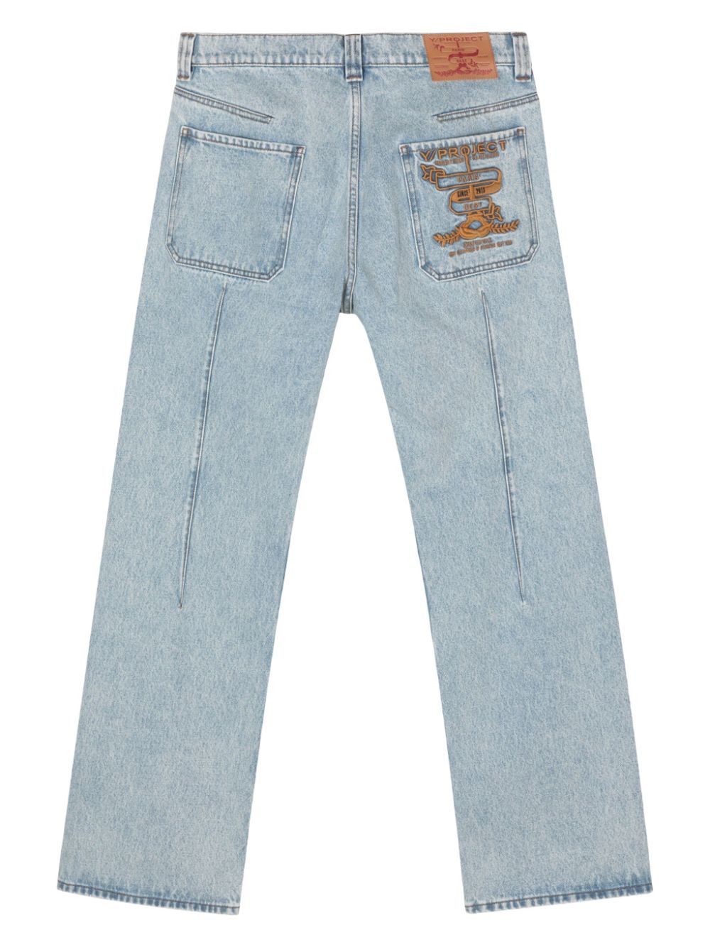 Y/Project Evergreen Wire straight jeans - Blauw