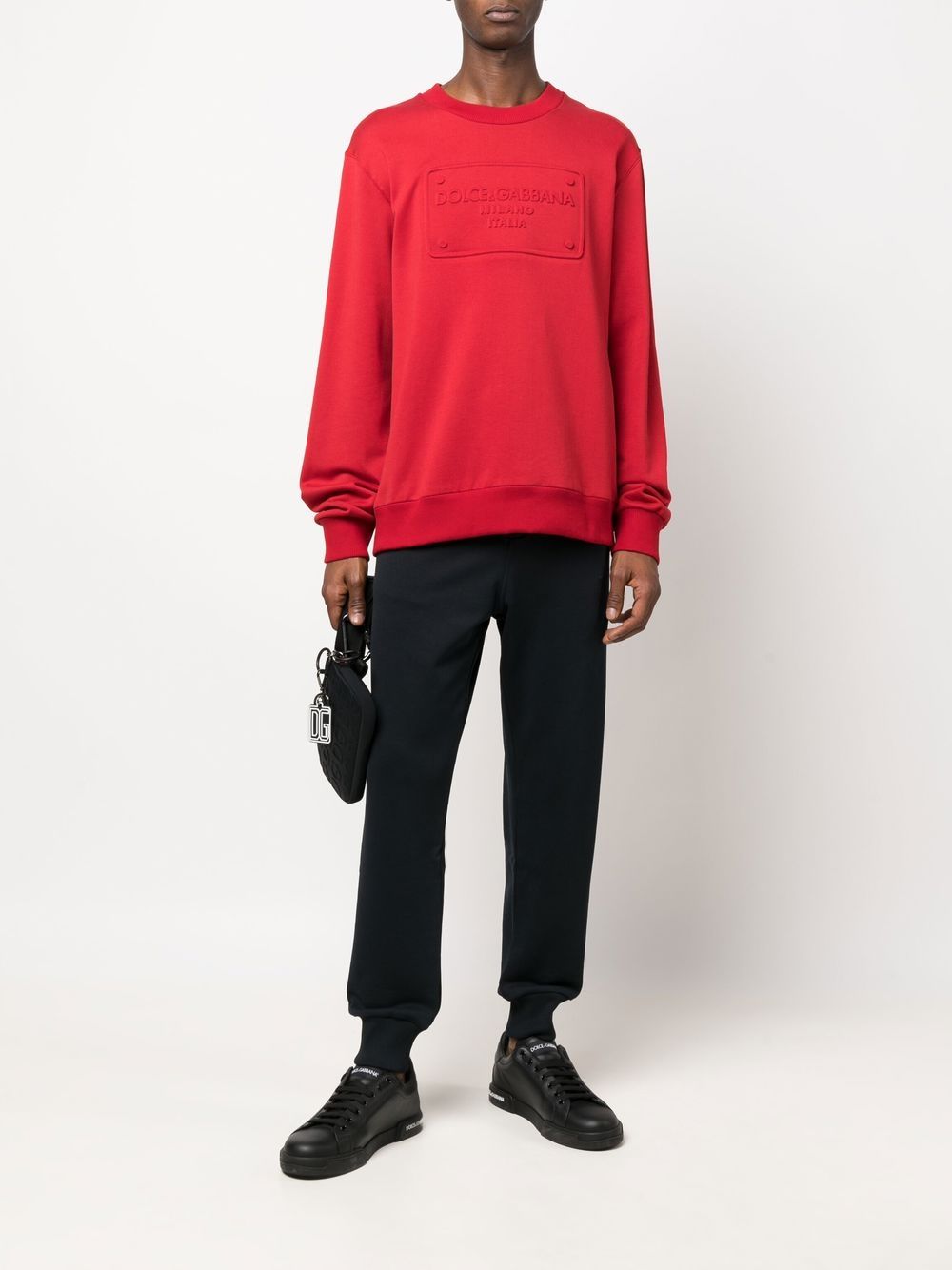 Dolce & Gabbana Sweater met ronde hals - Rood