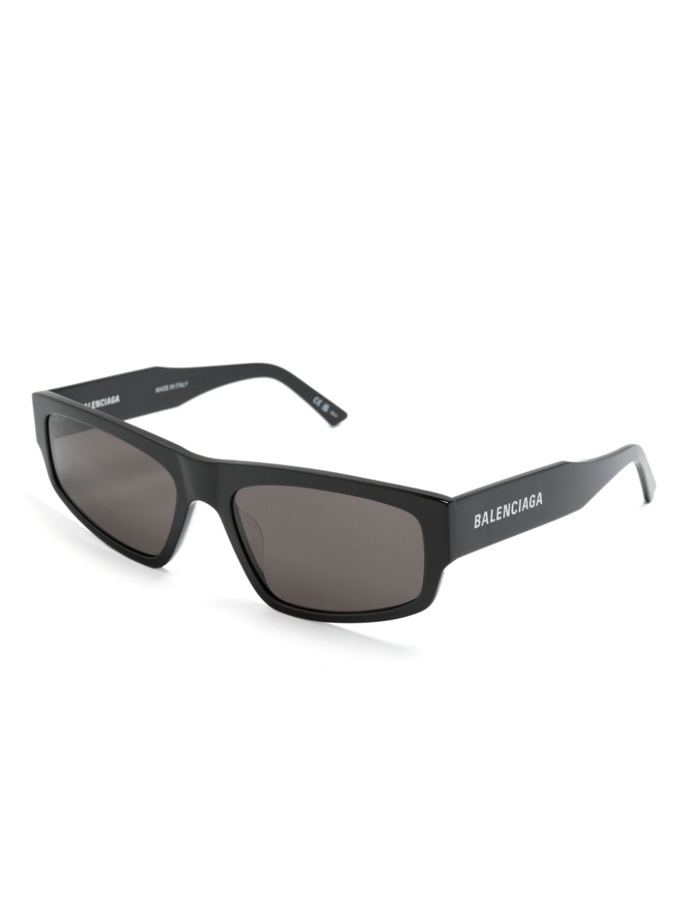 Balenciaga Eyewear biker-frame sunglasses - Zwart