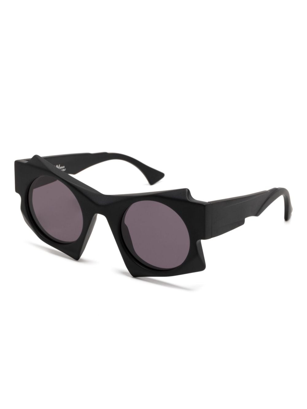 Kuboraum U5 geometric-frame sunglasses - Zwart