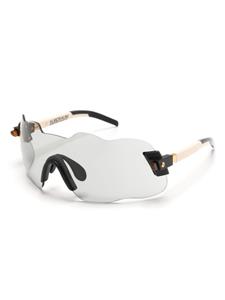 Kuboraum E50 oversize-frame sunglasses - Zwart