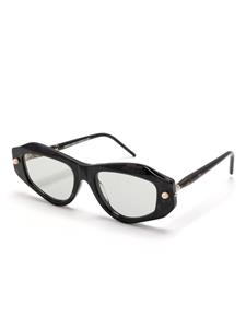 Kuboraum P15 geometric-frame sunglasses - Zwart