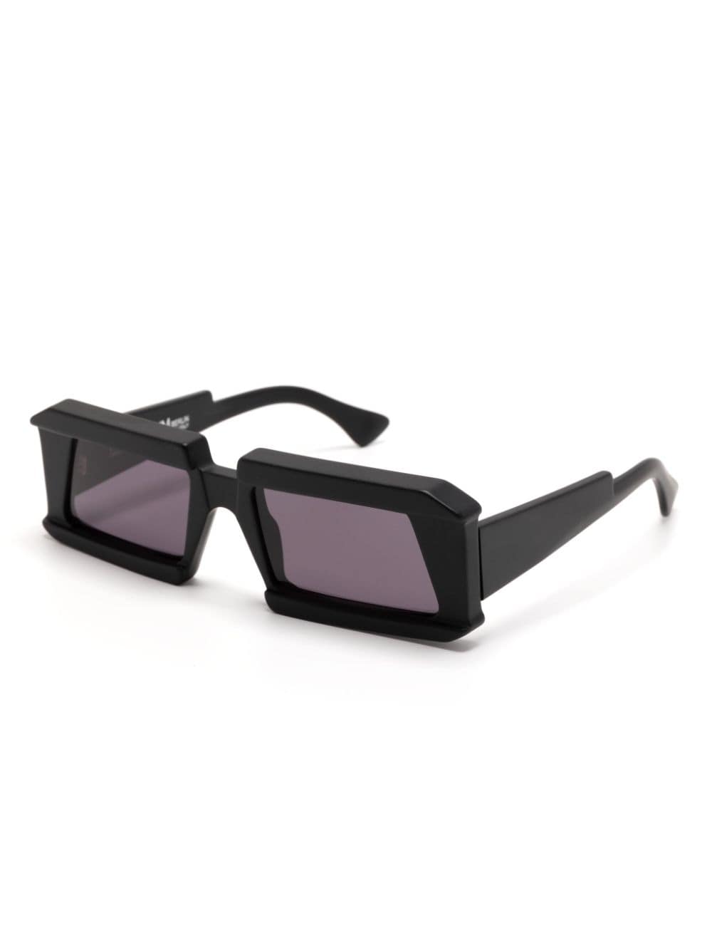 Kuboraum X20 rectangle-frame sunglasses - Zwart