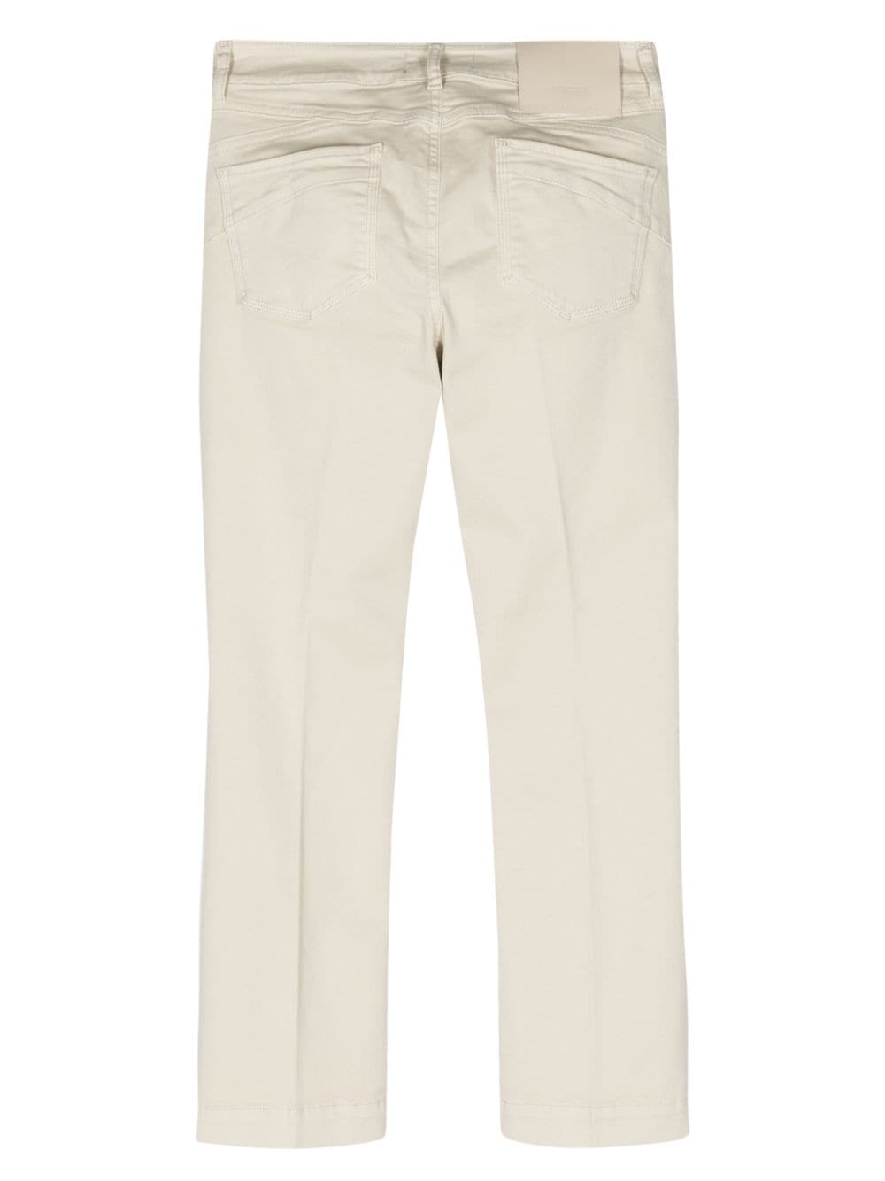 Sportmax Nilly mid waist cropped jeans - Beige