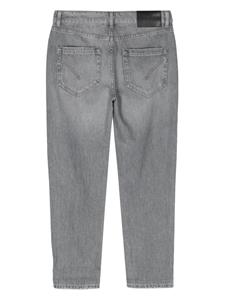DONDUP Koons cropped jeans met stras - Grijs