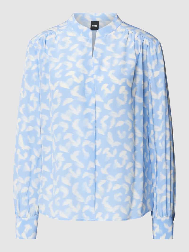 Boss Zijden blouse met all-over print, model 'BANORA'