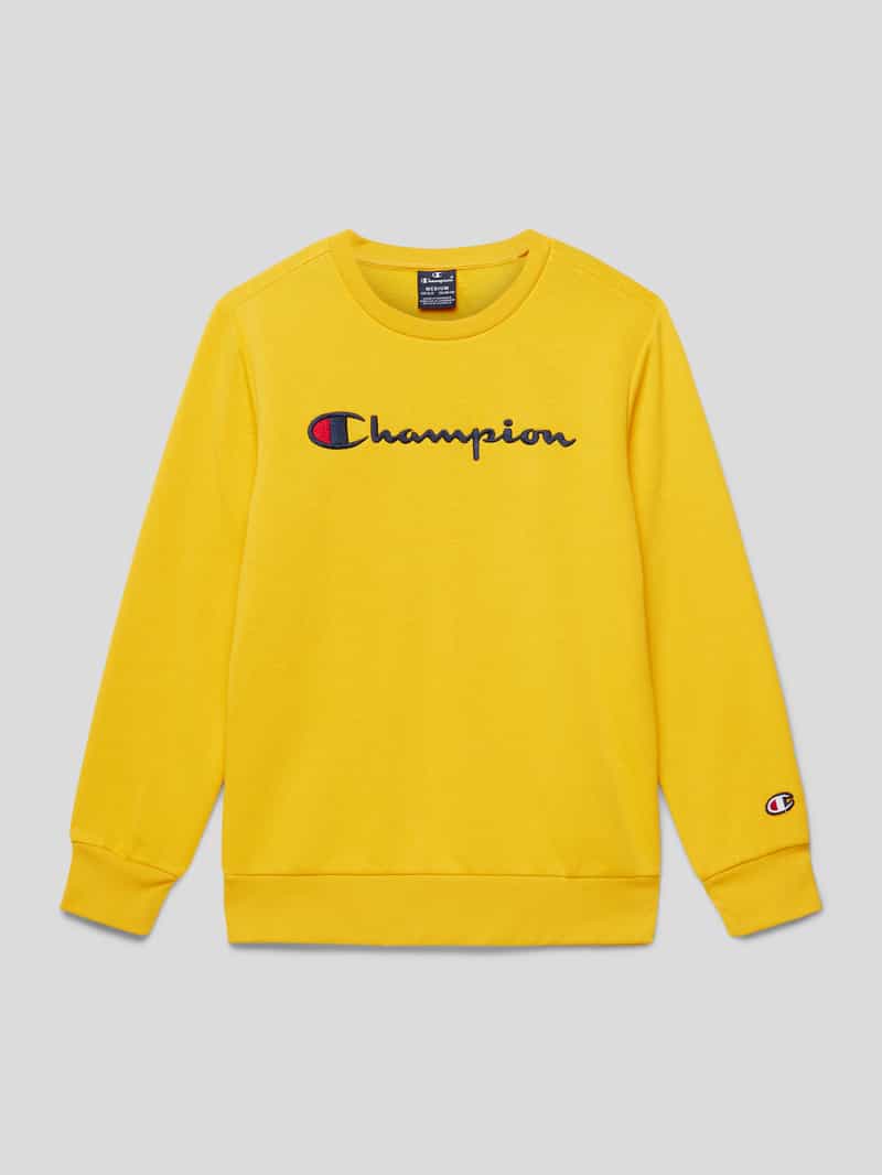 Champion Sweatshirt met logostitchings