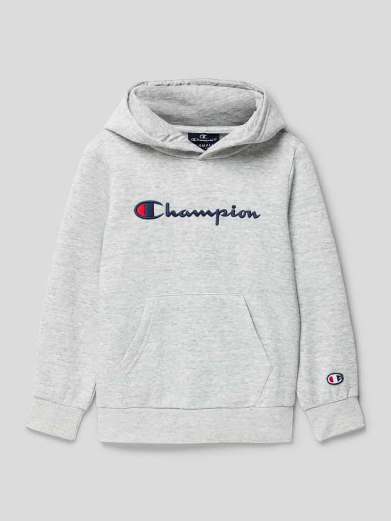 Champion Sweatshirt Classic Hooded Sweatshirt large Logo - für Kinder