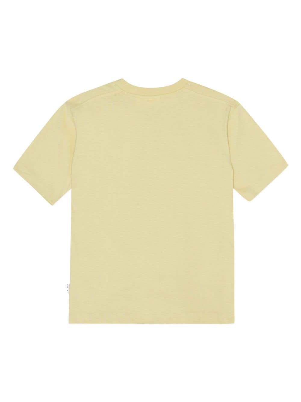 Molo graphic-print organic cotton t-shirt - Geel
