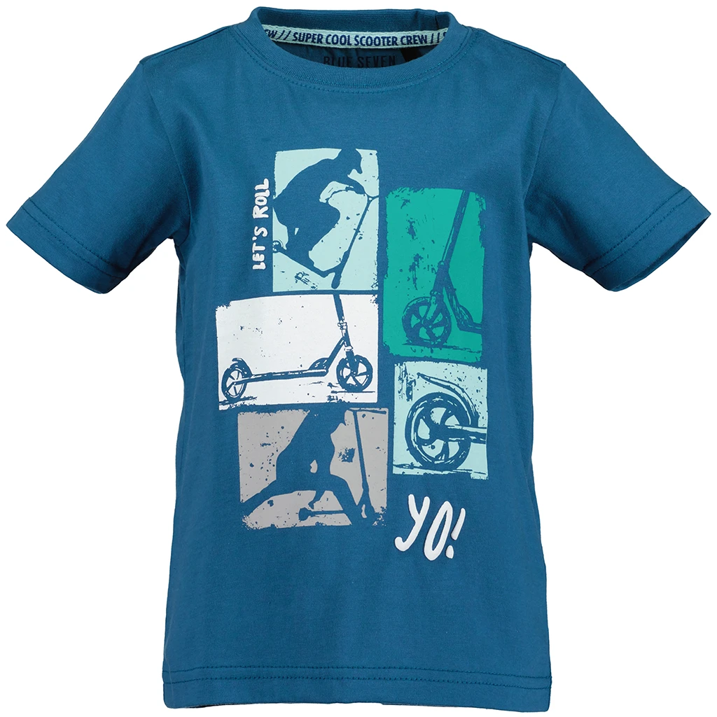 Blue Seven-collectie T-shirt Scooter (pacific orig)