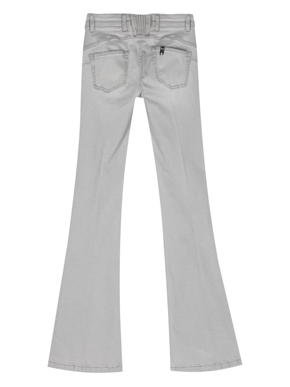 LIU JO Low waist flared jeans met wassing - Grijs