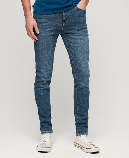 Superdry Male Vintage Skinny Jeans Blauw